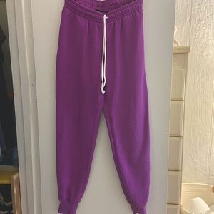 Purple Sweat Pants